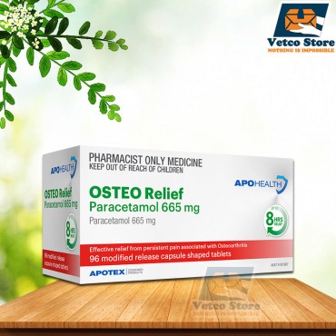 Thuốc Giảm Đau APOTEX - APO HEALTH Osteo Relief Paracetamol 665mg 